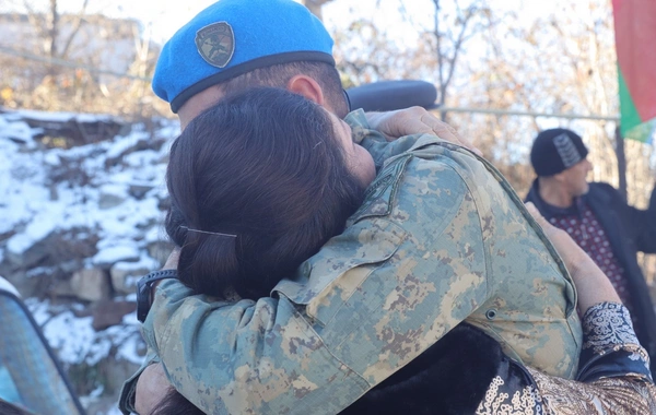 Şuşakənd ilk əsgərini qarşıladı: TƏSİRLİ ANLAR