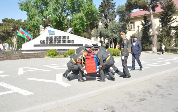 İtkin şəhidimizlə vida mərasimi keçirildi