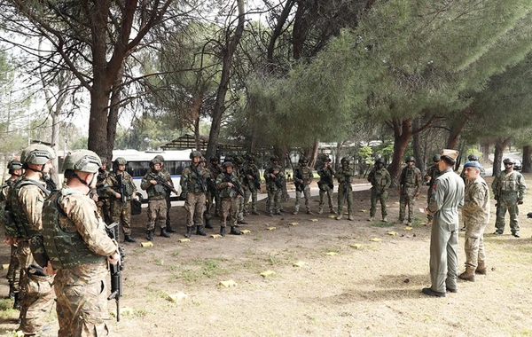 Hərbçilərimizin Türkiyədə iştirak etdiyi çoxmillətli birgə təlimdən GÖRÜNTÜLƏRİ