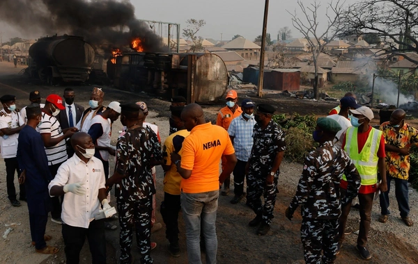 Nigeriyada baş verən yanacaq tankerinin partlayışında ölənlərin sayı 86-ya çatıb