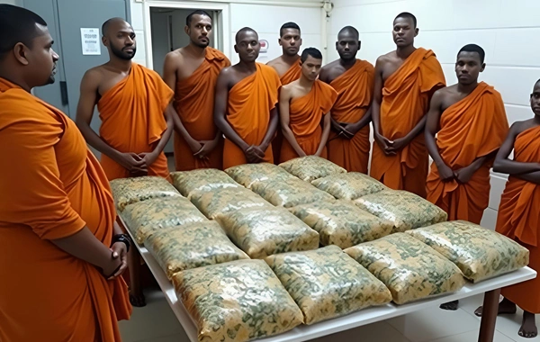 Bu ölkədə 22 buddist rahib 112 kq narkotiklə saxlanılıb