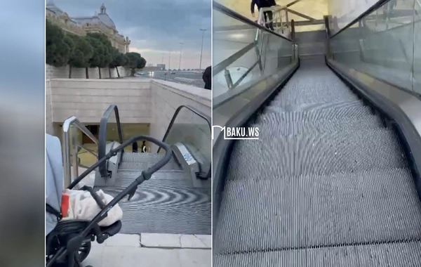 Bulvara aparan keçiddən ŞİKAYƏT - Əkiz uşaqlarımla magistral yol keçəcəm