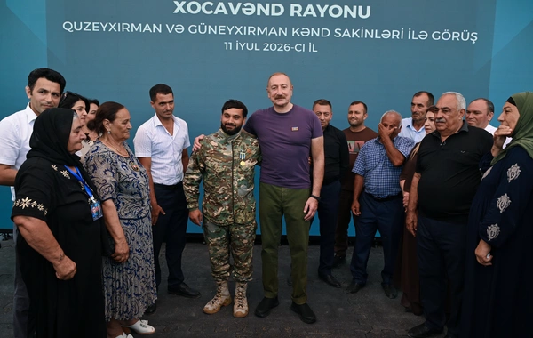 Prezident İlham Əliyev Xocavənd rayonunun Quzeyxırman kəndində olub