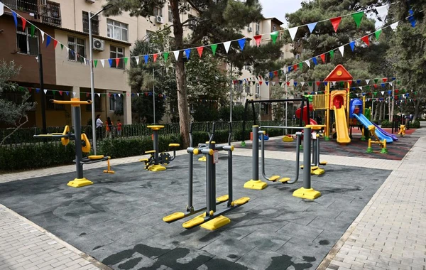 Leyla Əliyevanın iştirakı ilə növbəti abad həyət sakinlərin istifadəsinə verilib