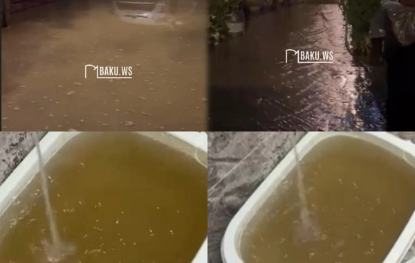 Yasamalda ana su borusu PARTLADI– İndi də ÇİRKLİ SU verilir