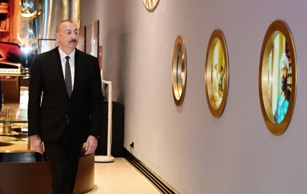 Президент Ильхам Алиев посетил Центр исламской цивилизации в Ташкенте