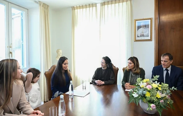 Leyla Aliyeva met with the President of the Governorate of Vatican City State - PHOTO
