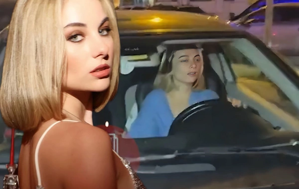 Türkiyəli aktrisa gül satan uşağı vuraraq qaçdı - ANBAAN GÖRÜNTÜ