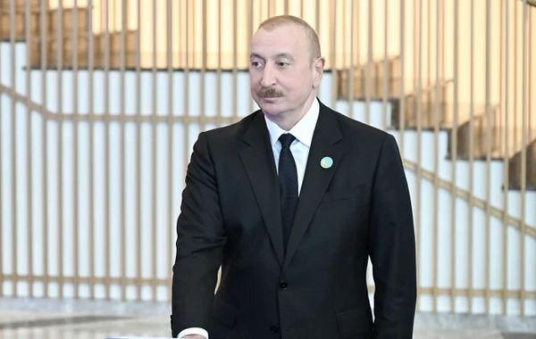 İlham Əliyev Türk Sivilizasiyası Mərkəzinin təməlqoyma mərasimində iştirak edib