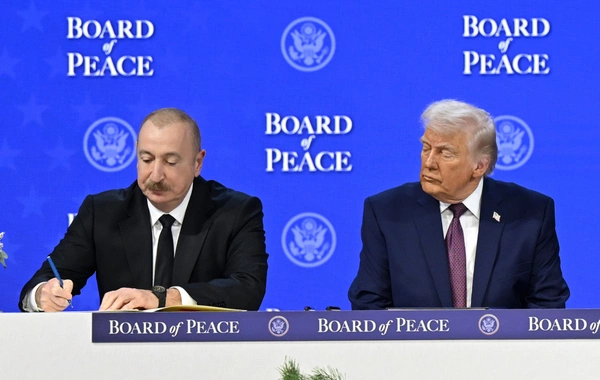 ABŞ Prezidenti Donald Trampın təşəbbüsü ilə yaradılan Sülh Şurası təsis edilib