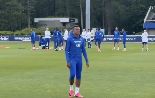Mbappe zədə səbəbindən Fransa millisinin məşqini tərk edib
