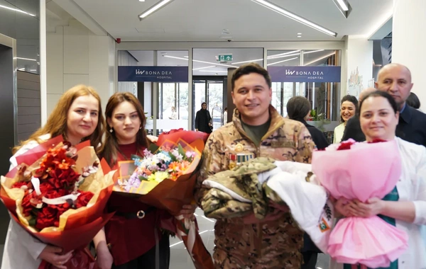 "Liv Bona Dea" Hospitalında qazi ailəsinə həyat bəxş edilib