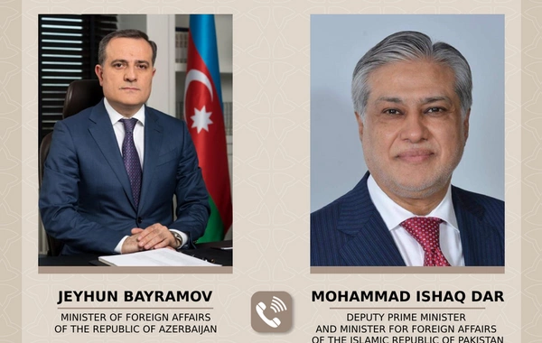 Azərbaycan və Pakistan XİN rəhbərləri arasında telefon danışığı olub