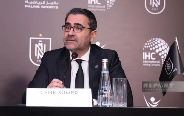 Jenk Sumer: Confident that sponsorship agreement with Palms Sports will bring success to "Neftchi"