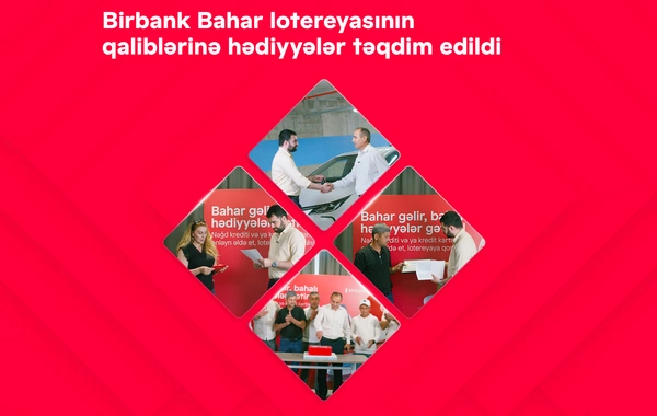 Birbank Bahar lotereyasının qaliblərinə hədiyyələr təqdim olundu