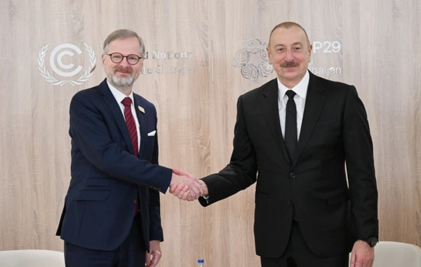 Президент Азербайджана встретился с премьер-министром Чехии
