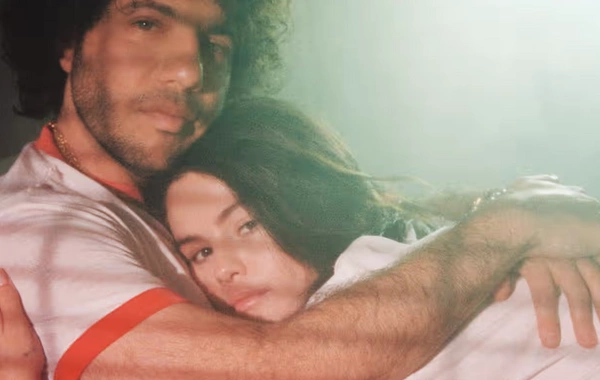 Selena Gomez in a rhinestone dress was photographed with her husband for the first time after the wedding