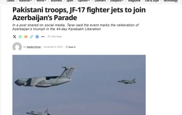 Bakıda keçirilən Hərbi parad dünya KİV-ində geniş işıqlandırılıb