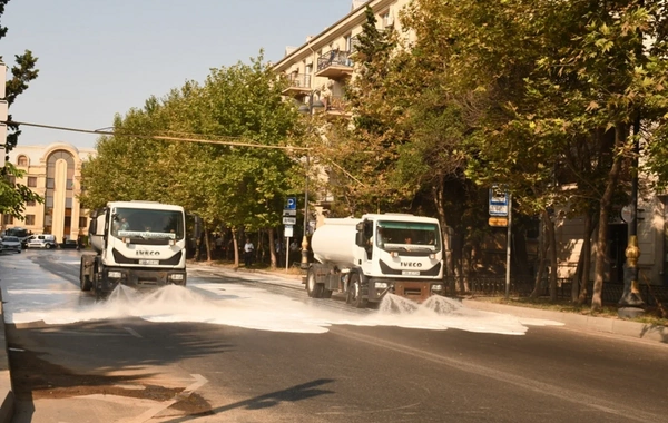 Bugünkü iməcilikdə Bakının 556 küçəsi yuyuldu
