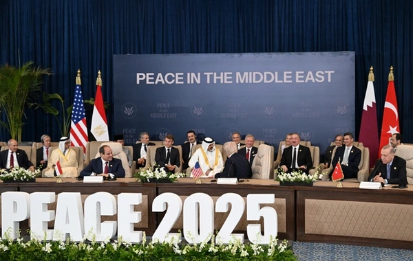 Prezident İlham Əliyev Yaxın Şərq Sülh Sammitində iştirak edib