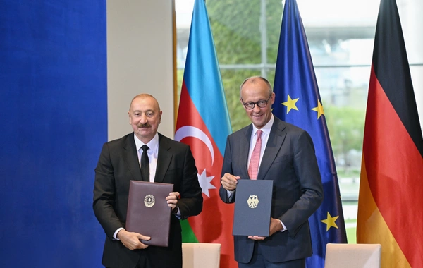 Azərbaycan və Almaniya arasında strateji tərəfdaşlıq üzrə Birgə Bəyannamə imzalanıb