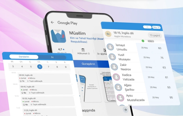 Müəllimlər üçün yeni mobil tətbiq istifadəyə verildi