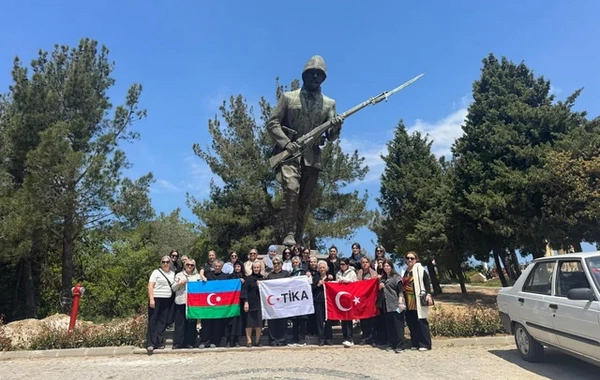 Şəhid ailələri Türkiyənin Çanaqqala şəhərini ziyarət ediblər