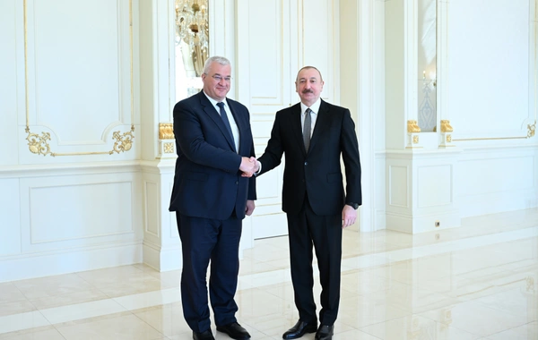 Prezident İlham Əliyev Ukraynanın xarici işlər nazirini qəbul edib