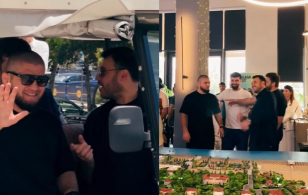 Həbib Nurmaqomedov Bakıda Emin Ağalarovun qonağı oldu