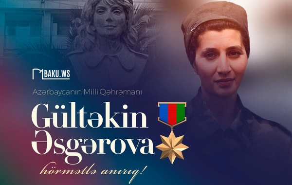 I Qarabağ müharibəsi şəhidi Gültəkin Əsgərovanın anım günüdür