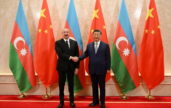 Azərbaycan Prezidenti İlham Əliyevin Çinin Sədri Si Cinpin ilə görüşü keçirilib