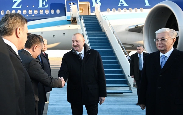 Azərbaycan Prezidenti İlham Əliyev Qazaxıstanda dövlət səfərindədir