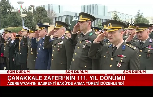 "Haber Global": Azərbaycanda Çanaqqala zəfərinin 111-ci ildönümü qeyd olundu