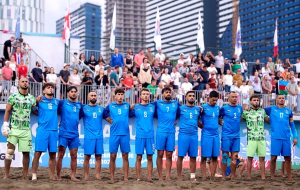 Avropa çempionatı: Azərbaycanın çimərlik futbolu millisi pley-off mərhələsinə yüksəlib