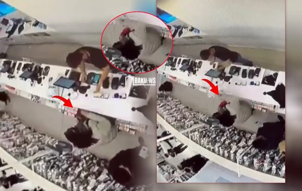 Bakıda qadın LC Waikikidən oğurluq etdi - ANBAAN GÖRÜNTÜ