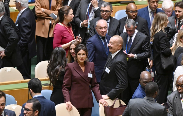 Prezident və birinci xanım BMT Baş Assambleyasının 80-ci sessiyası çərçivəsində yüksəksəviyyəli müzakirələrdə iştirak ediblər