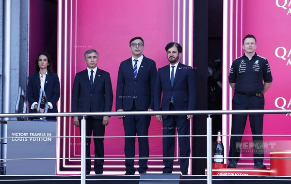 "Formula 1" üzrə Azərbaycan Qran-prisinin qalibi mükafatlandırılıb