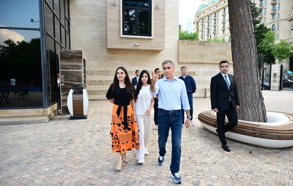 Leyla və Arzu Əliyevalar Dənizkənarı Milli Parkda açılış və təqdimat mərasimlərində iştirak ediblər
