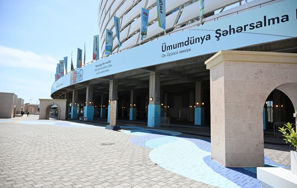 Prezident İlham Əliyev Bakı Olimpiya Stadionunun ərazisində WUF13 ilə bağlı görülən işlərlə tanış olub