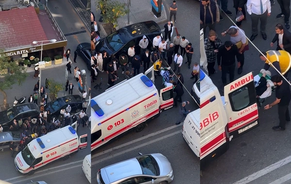 "Metropark"ın qarşısında avtomobil qadın piyadanı vurub