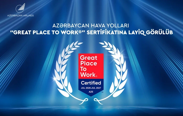 AZAL Great Place to Work sertifikatı ilə təltif olunub