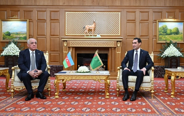Əli Əsədov Aşqabadda Türkmənistan Prezidenti ilə görüşüb