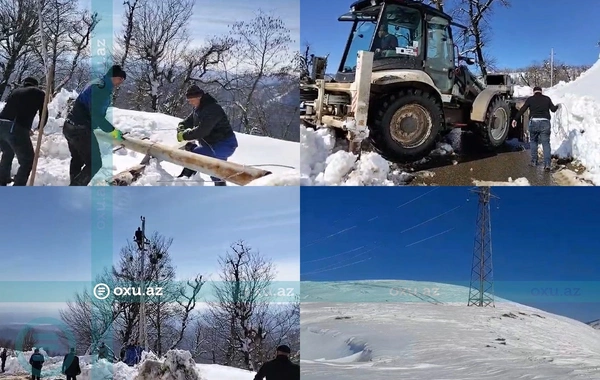 Yardımlıda üç kəndə elektrik enerjisinin verilməsi bərpa edilib - RƏSMİ