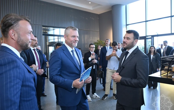 Slovakiya Prezidenti "Sea Breeze"lə tanış olub