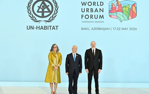 В Баку состоялась церемония открытия WUF13: на мероприятии выступил Ильхам Алиев