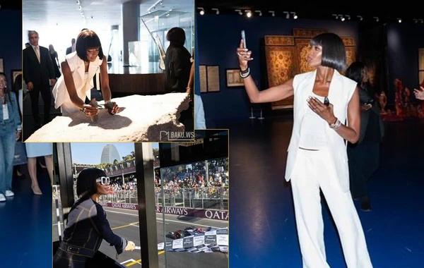 Dünyaca məşhur supermodel Naomi Kempbell Bakıda