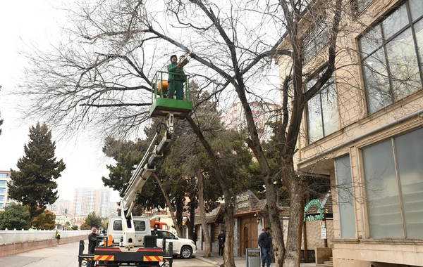 Güclü yağışdan sonra Bakıda genişmiqyaslı daxili iməcilik keçirilib