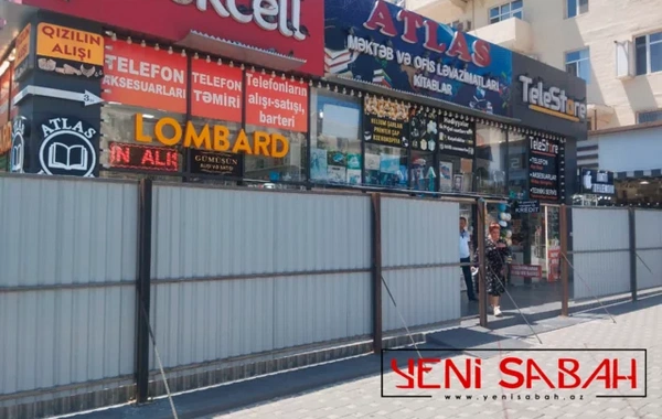 Bakının mərkəzində bəzi obyektlər sökülür