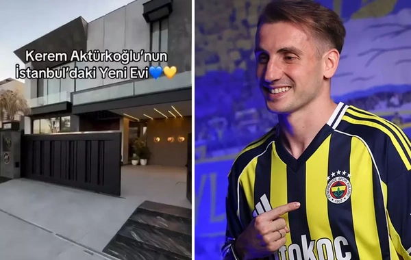 Kerem Aktürkoğlunun İstanbuldakı yeni dəbdəbəli villası gündəm oldu