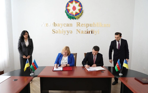 Ukrayna və Azərbaycan səhiyyə nazirləri saziş imzalayıb, əməkdaşlıq genişləndirilir Ukrayna və Azərbaycan səhiyyə nazirləri saziş imzalayıb, əməkdaşlıq genişləndirilir